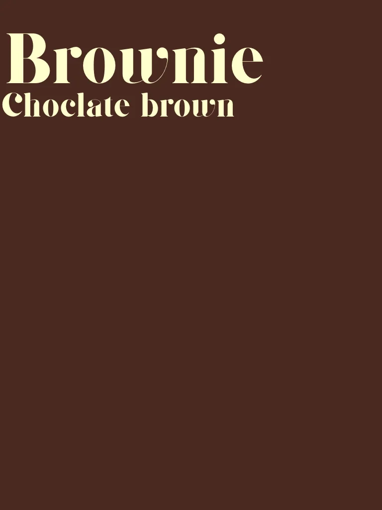 Chocolate coloured wig close up