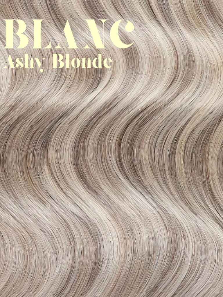 Blonde coloured wig beauty portrait